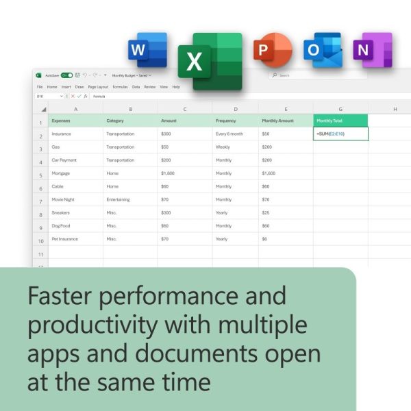 Microsoft Office 2024 Home & Business for PC or MAC | Lifetime License - Image 5