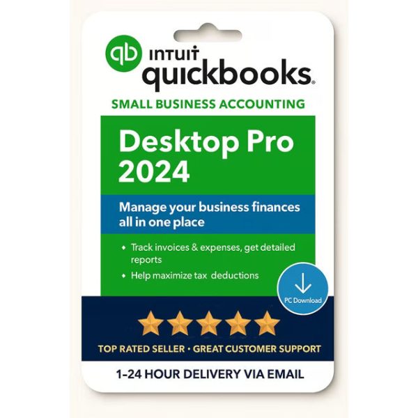 QuickBooks Desktop Pro Plus 2024 Lifetime License Subscription  |1 Users