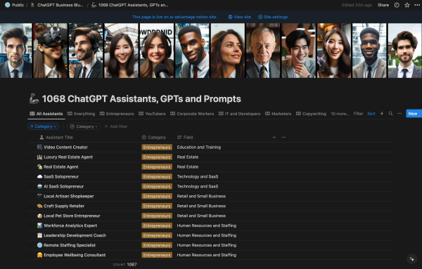 ChatGPT Business Blueprint - 1068 GPTs & 32,000 Prompts - Image 5