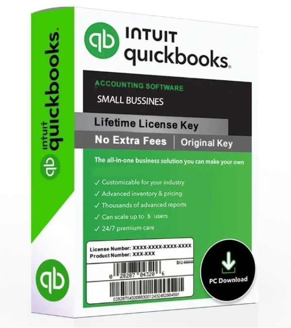QuickBooks Desktop Pro Plus 2024 Lifetime Subscription  | 5 Users